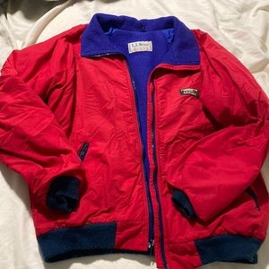 Vintage LLBean warm up jacket